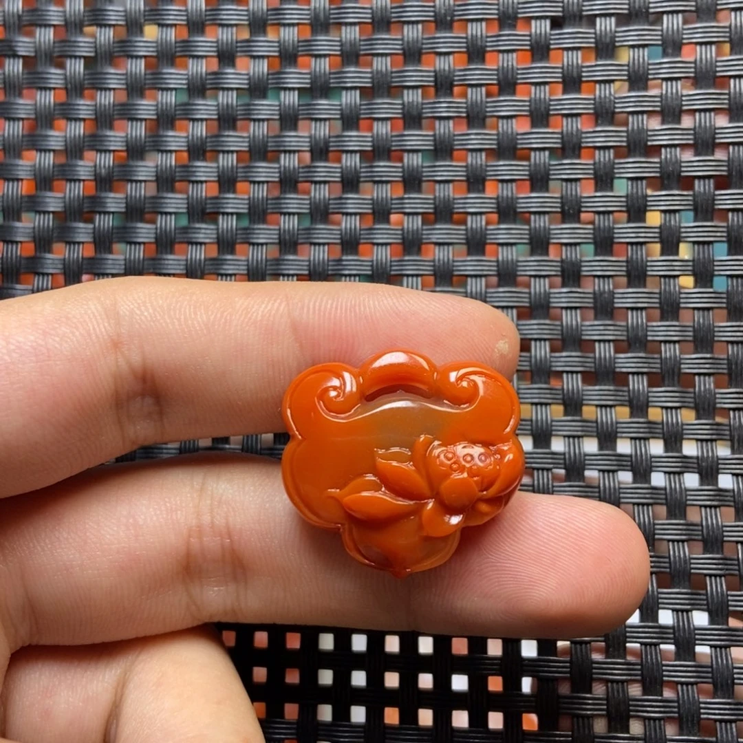 南红玛瑙未镶嵌吊坠(不含链)