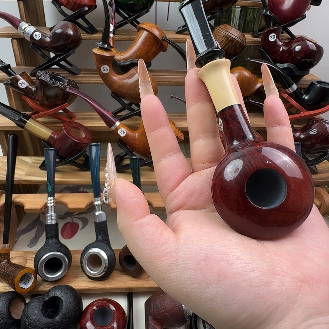 石楠木手工飞碟牛头