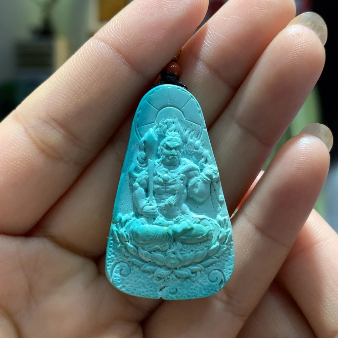 未镶嵌绿松石吊坠