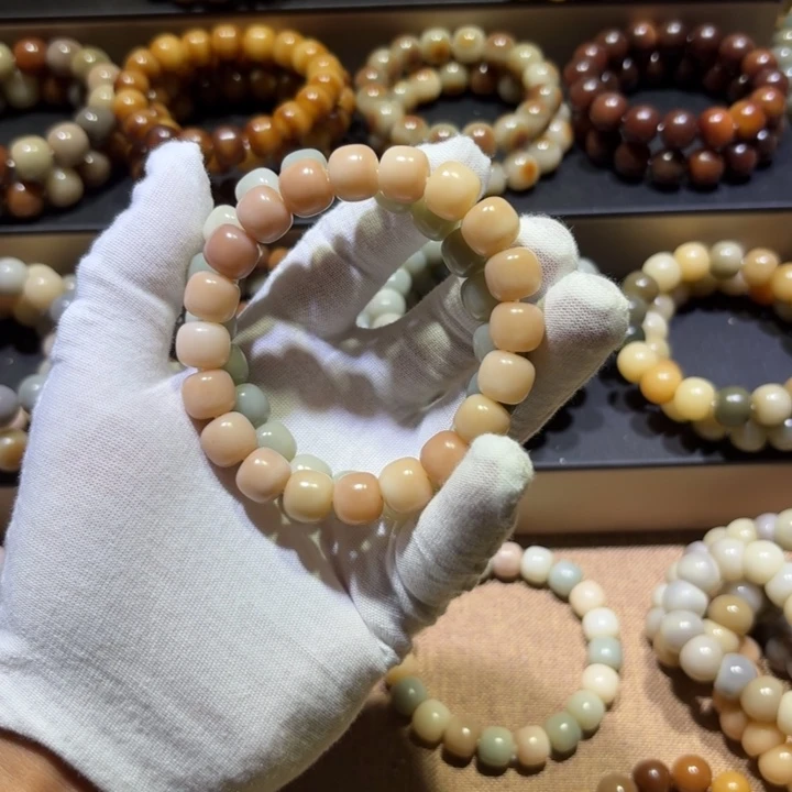 菩提根/象牙果手串桶珠卡12