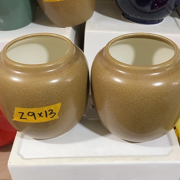 公道杯水培陶盆无孔 瑕疵介意勿拍
