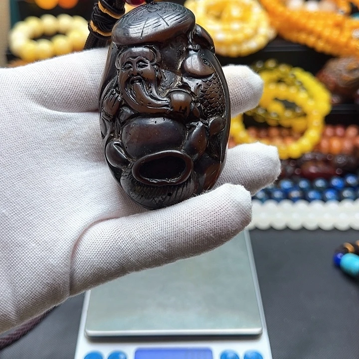 琥珀未镶嵌颈饰蜜蜡琥珀手链项链手镯