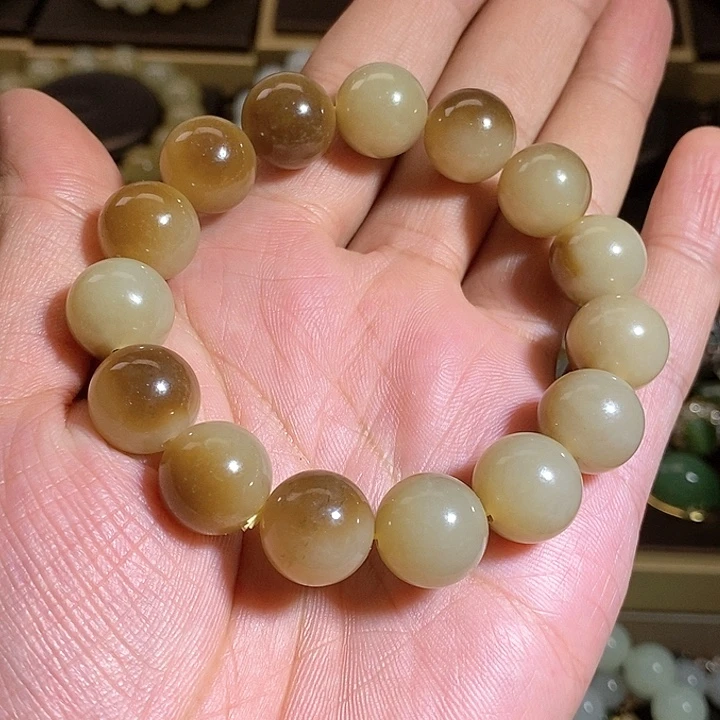 【闪购商品】未镶嵌手串和田玉（糖玉）X*警