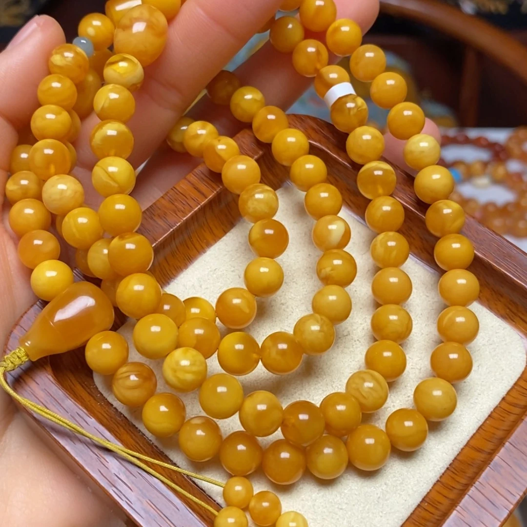 【闪购商品】蜜蜡颈饰未镶嵌项链