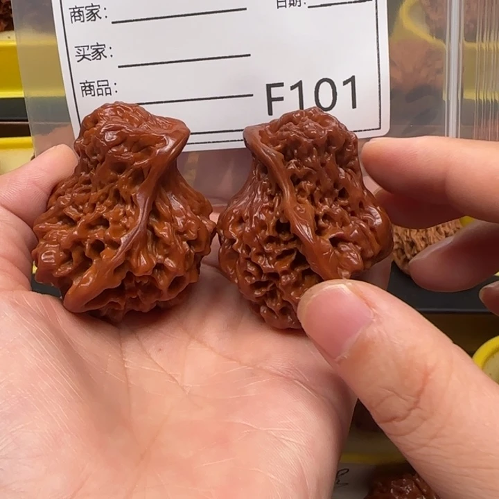 吊坠文玩核桃鸳鸯