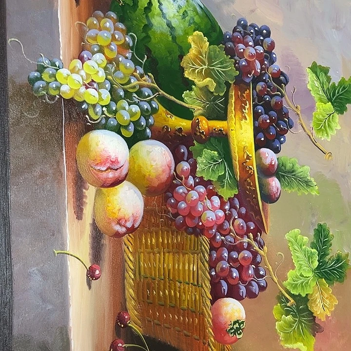 油画恭喜嘻嘻仔仔细细