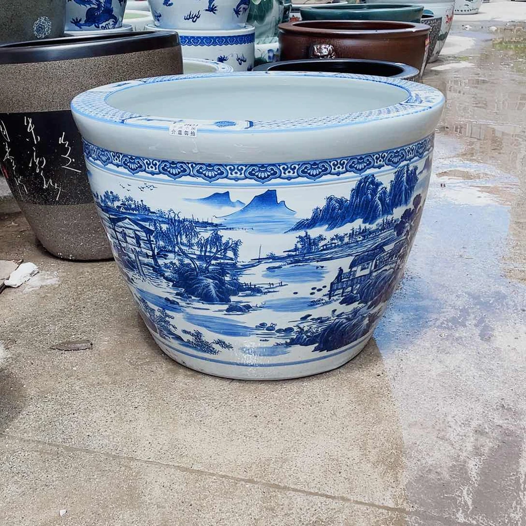 缸瓷器瓷器80高度55瓷器瓷器