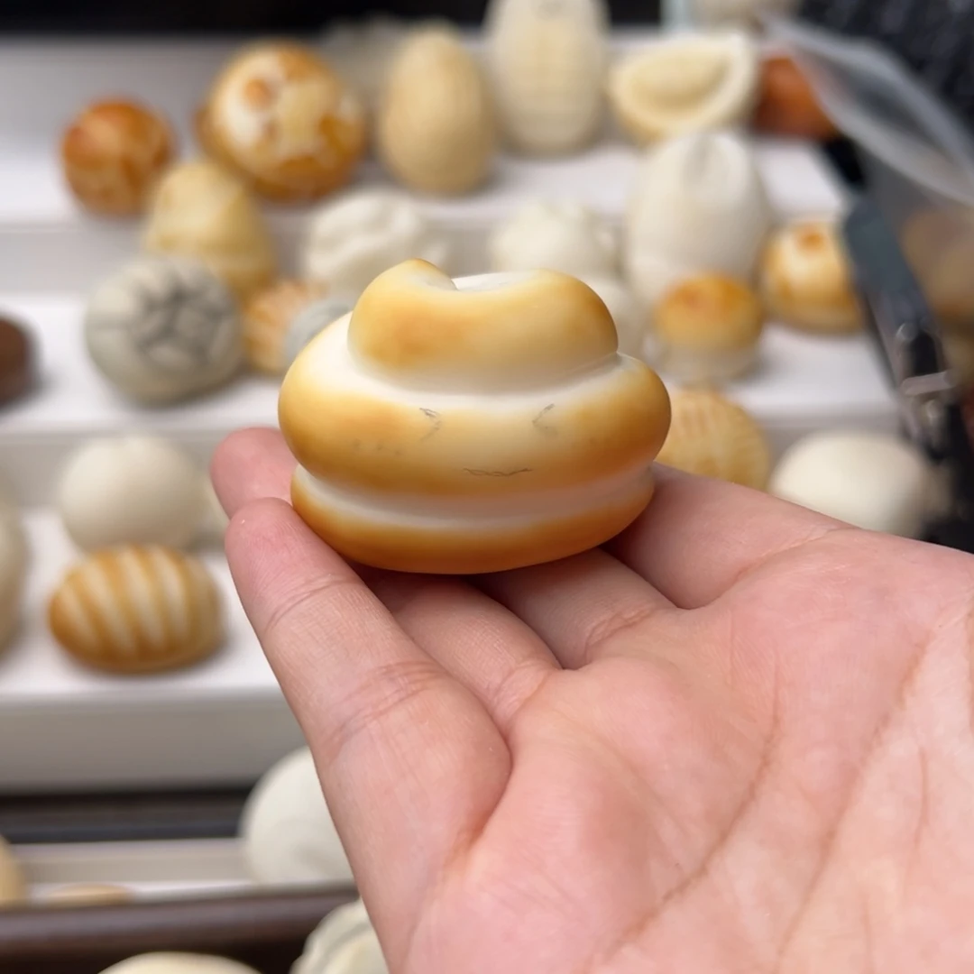 小***3把件菩提根/象牙果定制微瑕便便画红色爱心和便便不退换