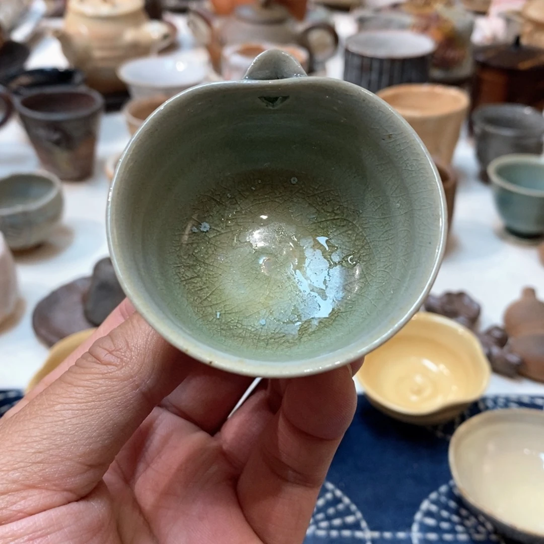 柴烧侘寂粗陶茶具