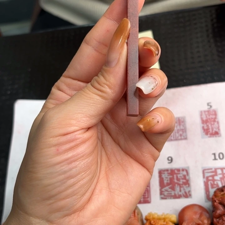 黄***）印石寿山石现场纯手工制作工艺精美