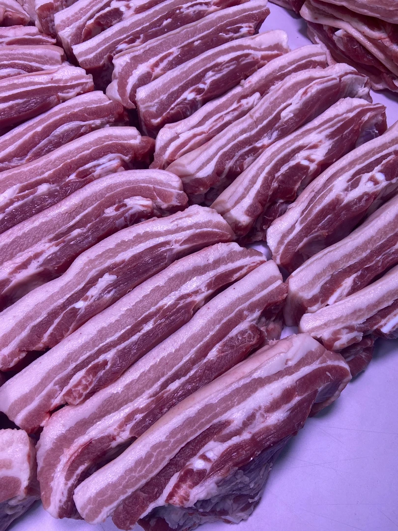 【精品下五花5斤】带软骨介意勿拍 京东包邮 冷冻一晚发货