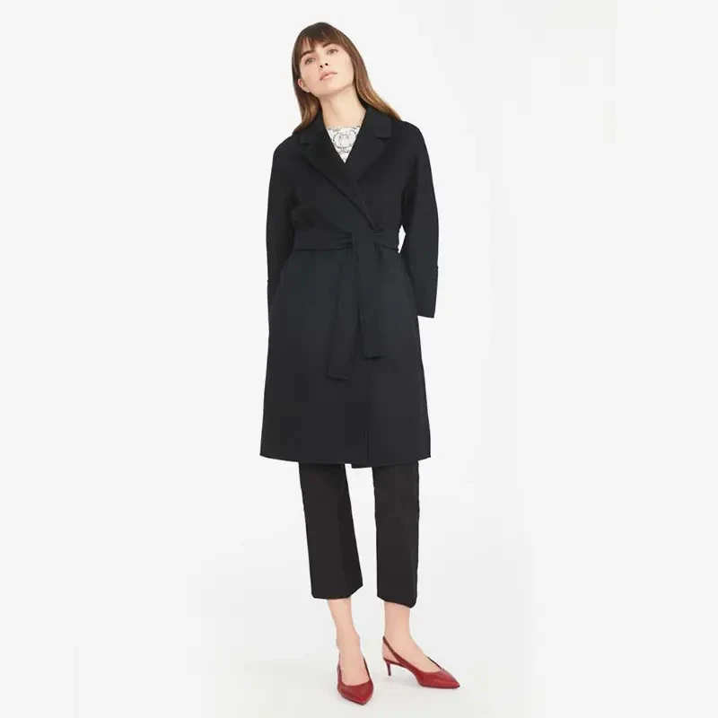 MaxMara【国现 专柜10200】女士S系列中长款大衣Arona 013