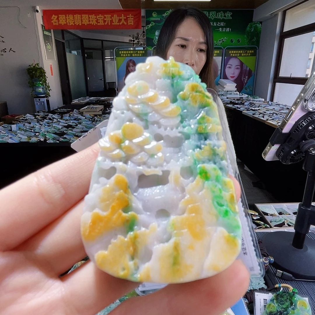 颈饰未镶嵌翡翠翡翠