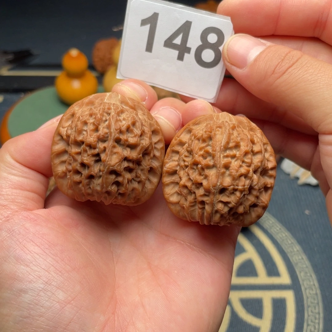 吊坠文玩核桃39.5头货血麒麟148号