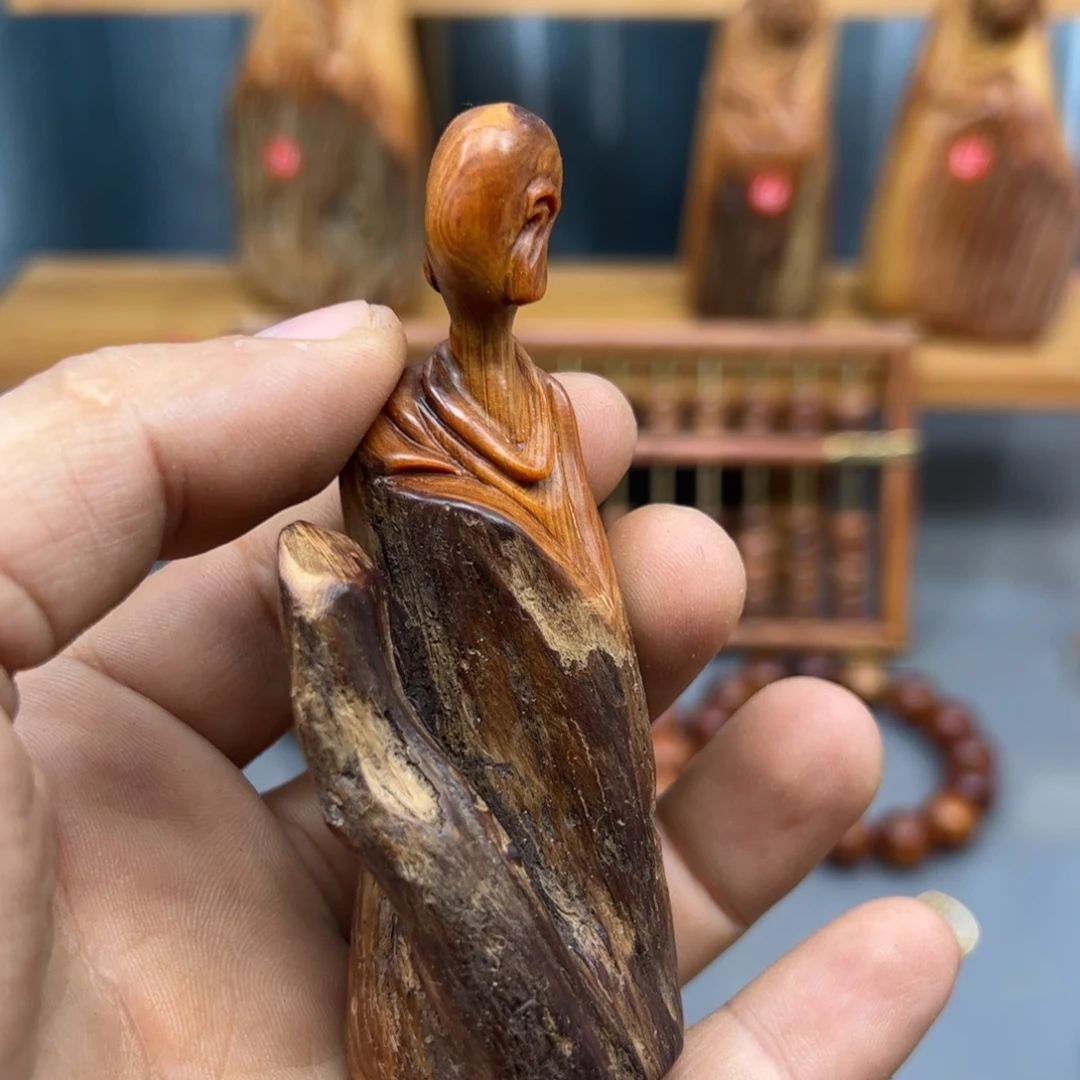 七***马木崖柏木摆件手把件