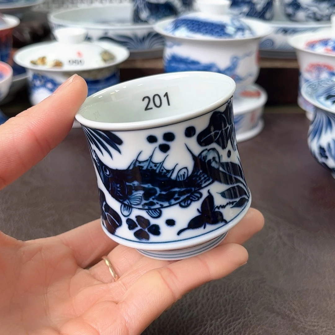 杯手绘高温瓷器瓷器