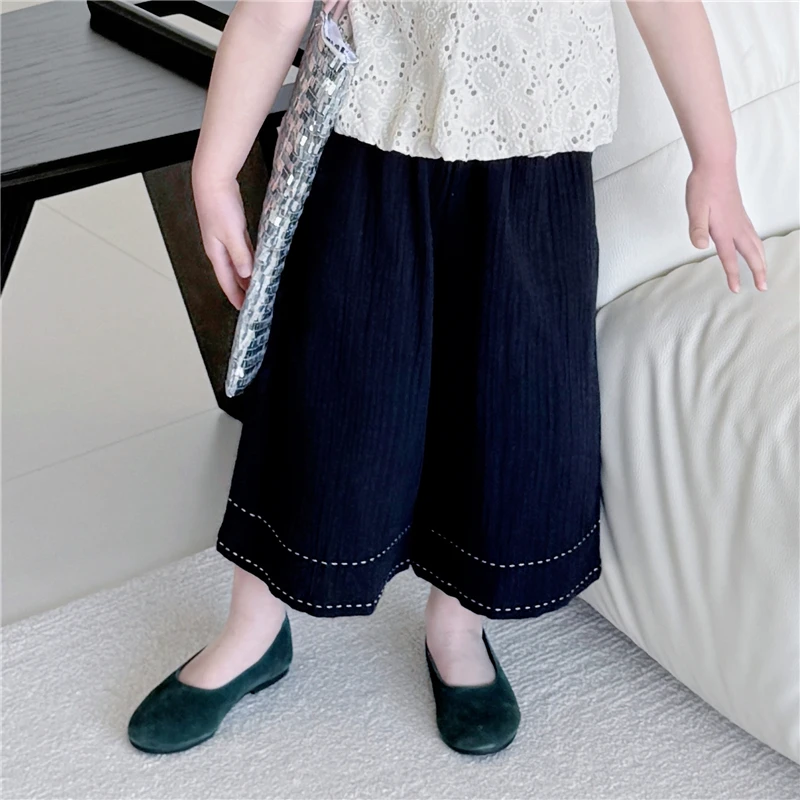 【入夏妈妈款】X25125K直筒九分裤鱼子酱品牌儿童女童服装