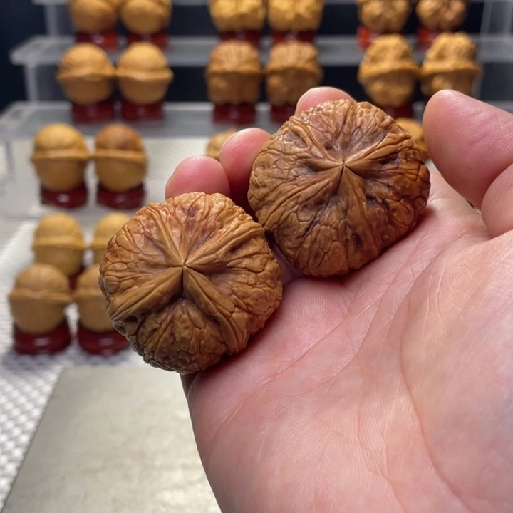 文玩核桃把件51玺宝四棱