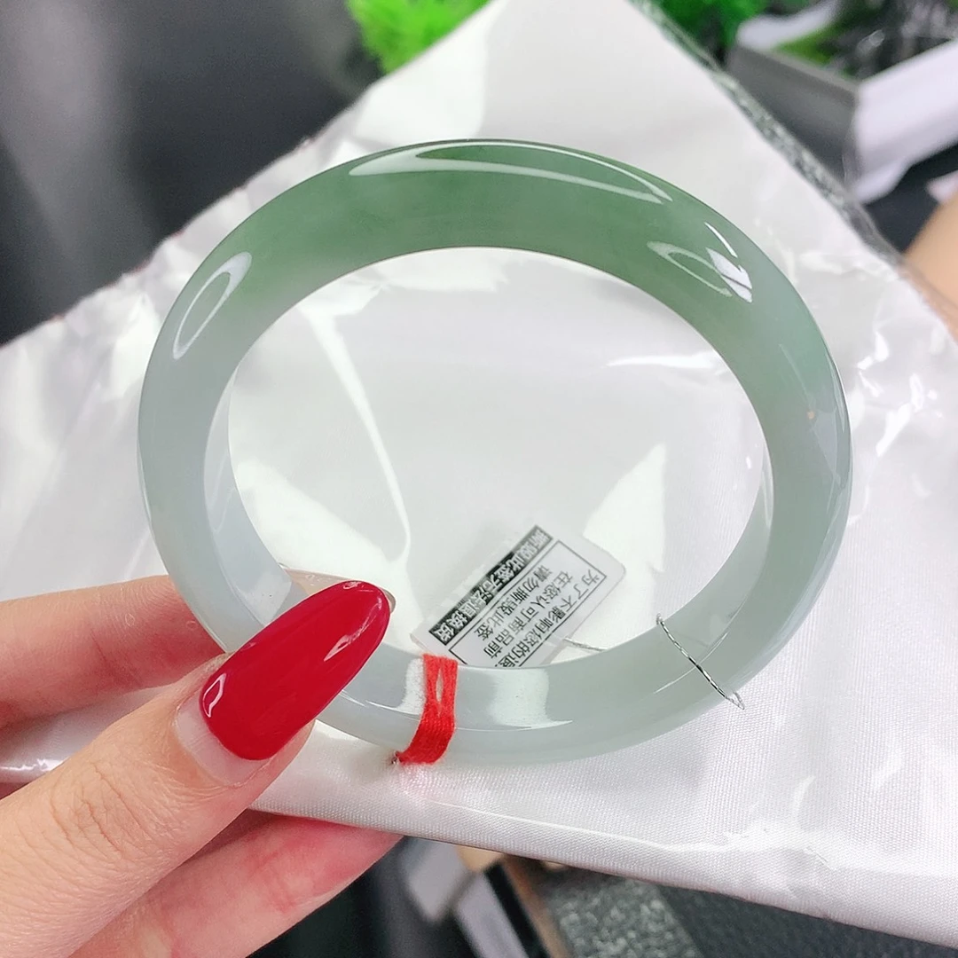 未镶嵌手镯翡翠58圈