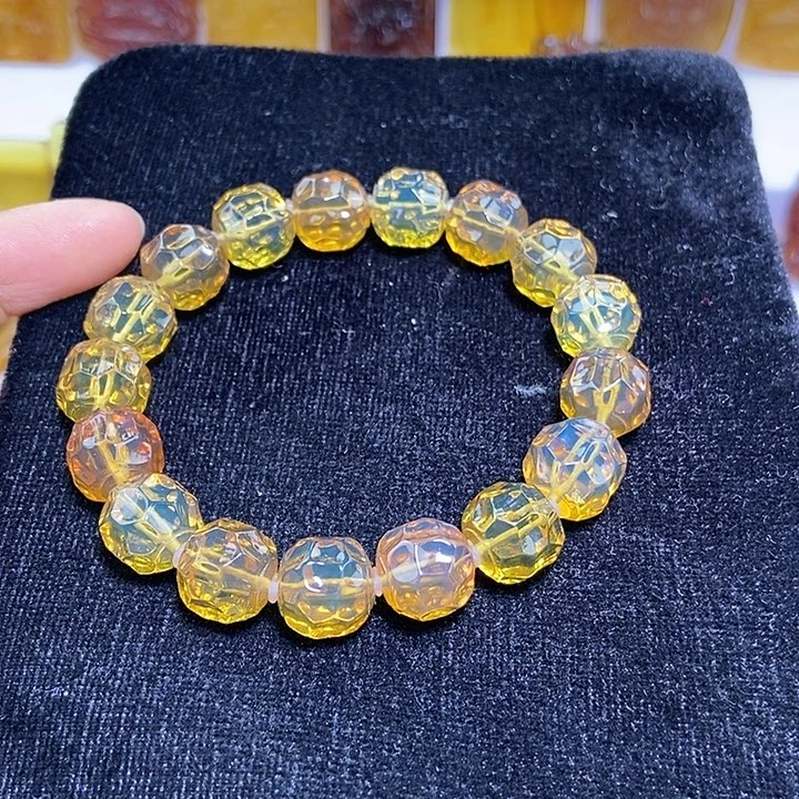 琥珀未镶嵌吊坠(不含链)天然缅甸琥珀金珀手串