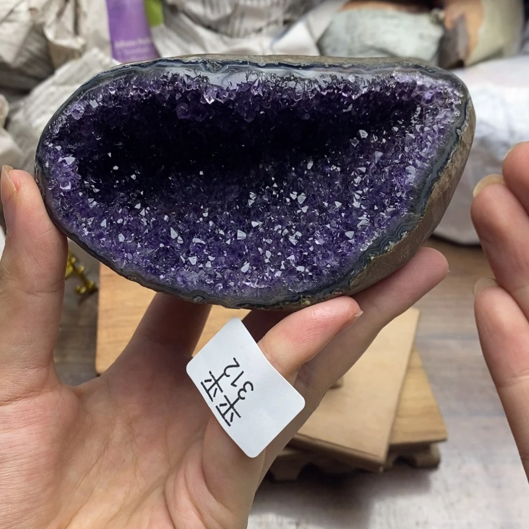 紫晶珠宝半成品未镶嵌