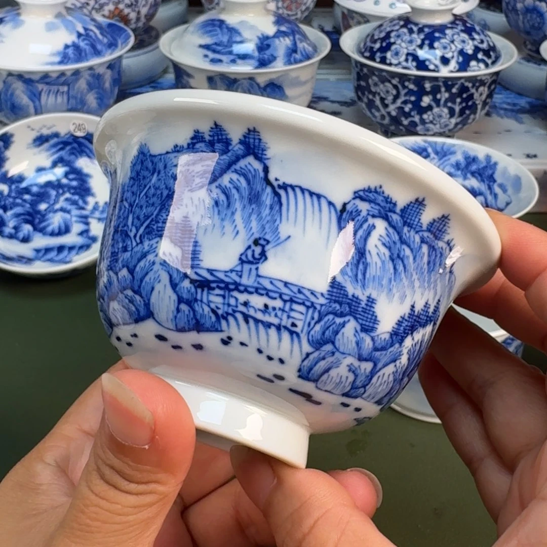 景德镇纯手绘茶具圆圆253