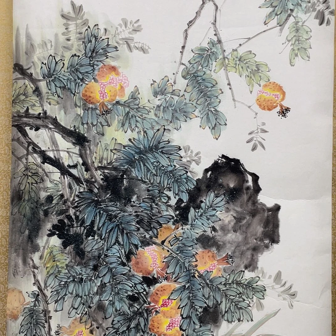国画老师手笔手绘n