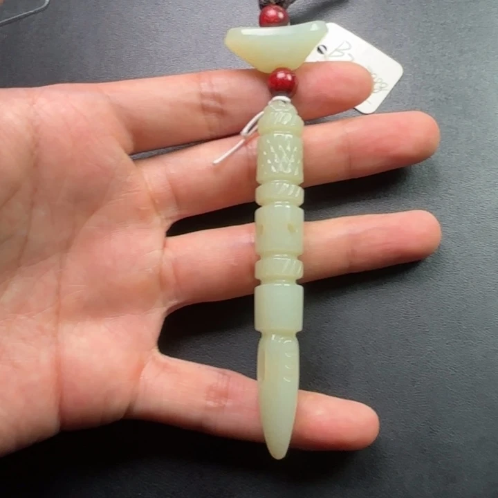 和田玉未镶嵌挂件西*