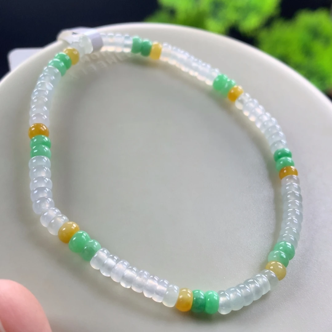 翡翠未镶嵌手链卡4