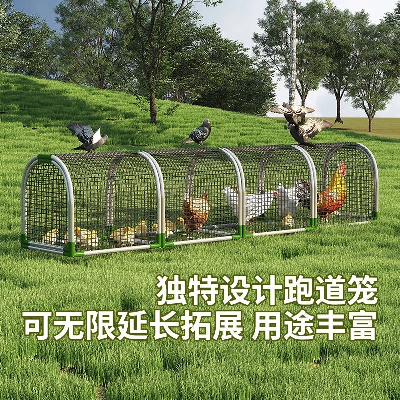 鸡笼兔笼跑道型鸡笼鸡笼跑道围栏养鸡笼子批发厂家直销