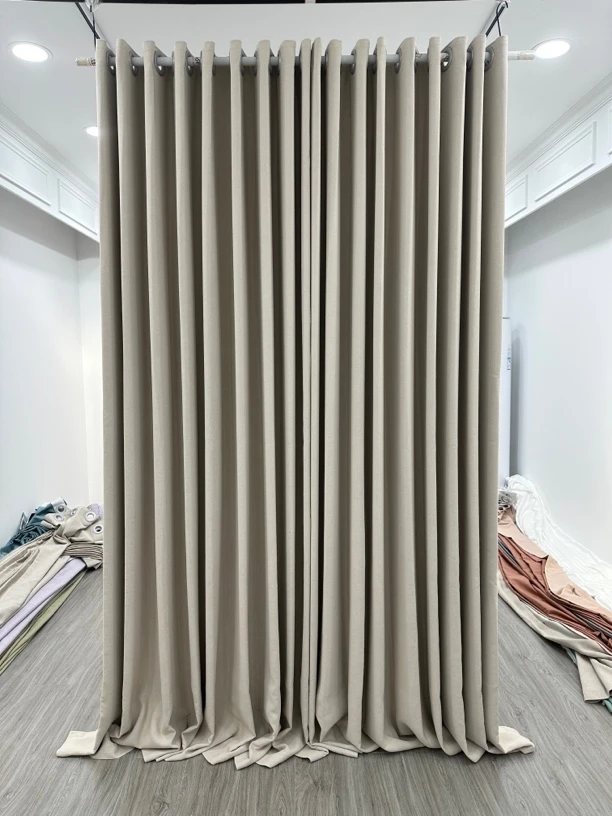 黑金宝丽格奶茶色（成品窗帘）