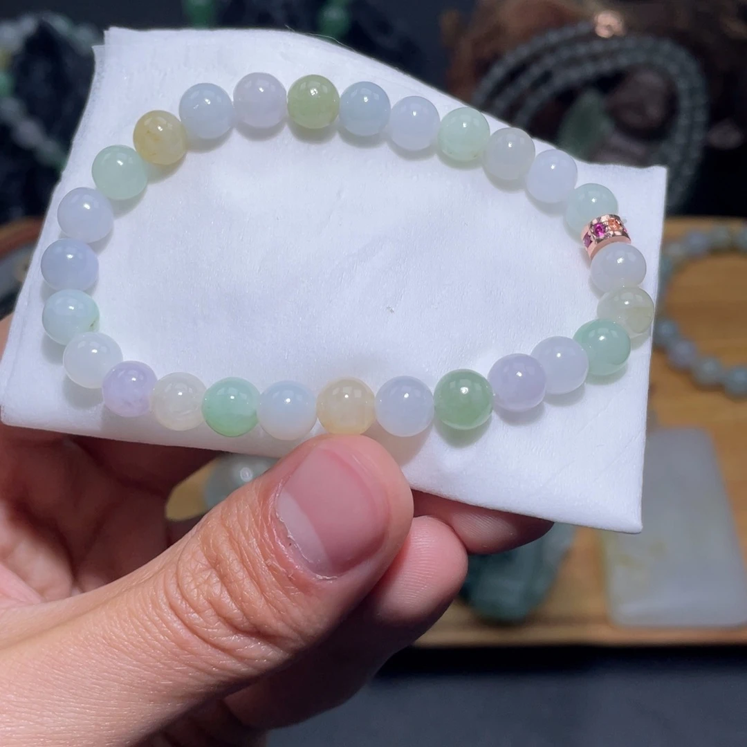 定制翡翠未镶嵌手串