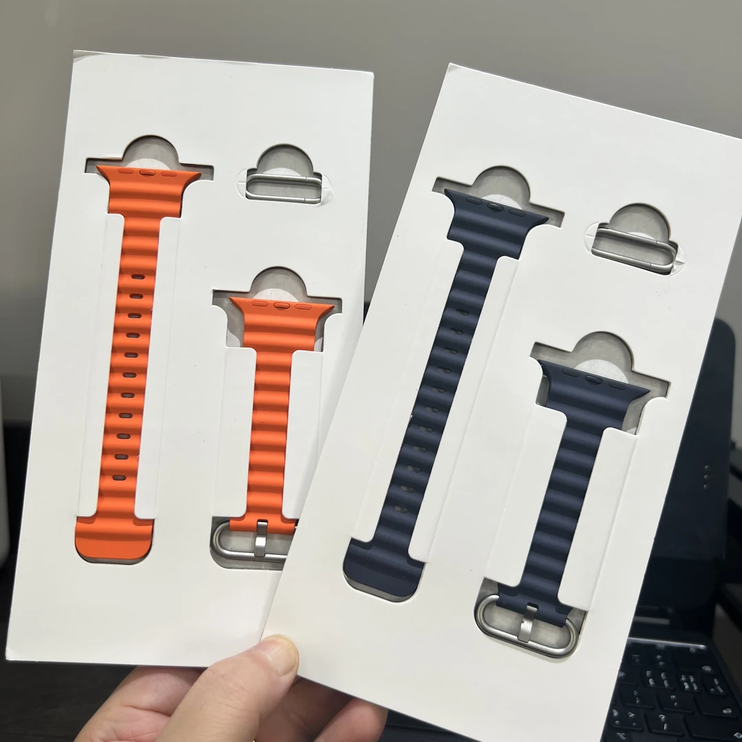 99新 Apple/苹果 Ultra3/2/1海洋表带运动硅胶腕带