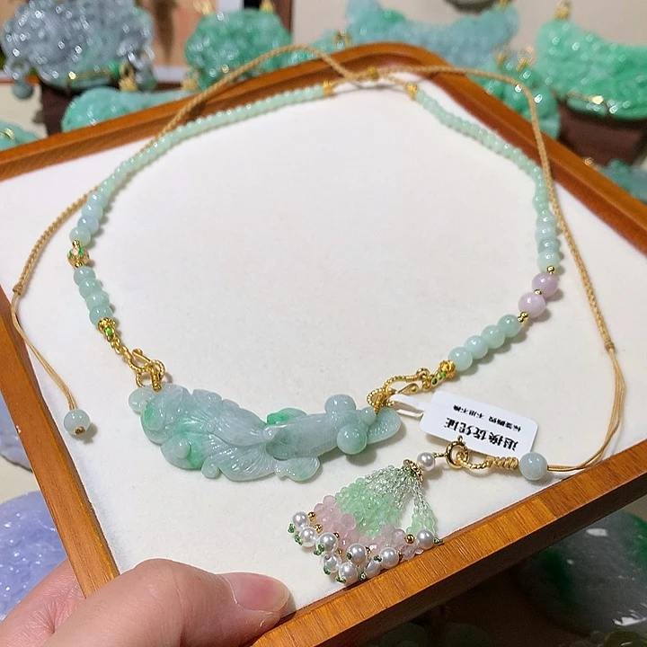 颈饰未镶嵌翡翠翡翠吊坠