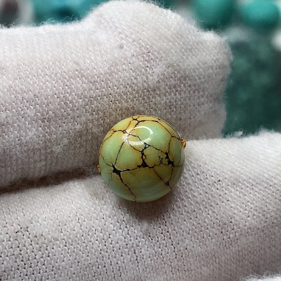 绿松石未镶嵌天然原矿地大质检 抖音基地 顺丰发货