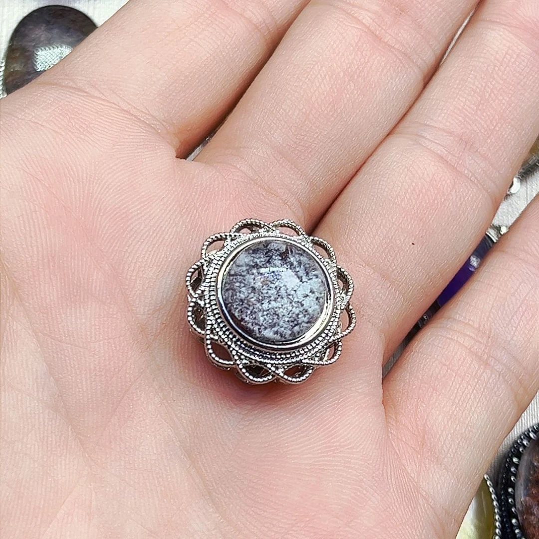 水晶戒指银S800镀金镶嵌要****羊