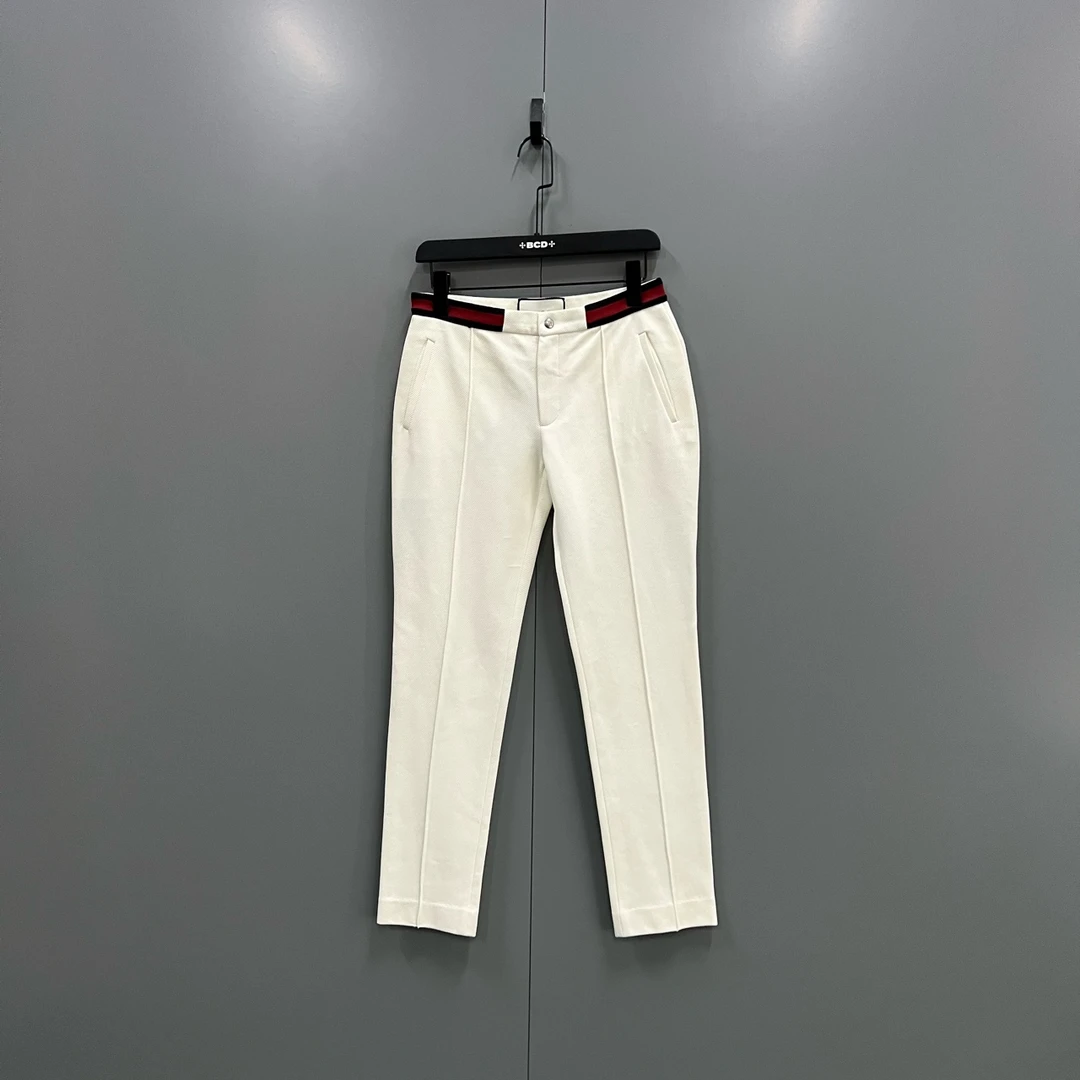 99新 GUCCI/古驰 z8 米白色长裤 S码 605374