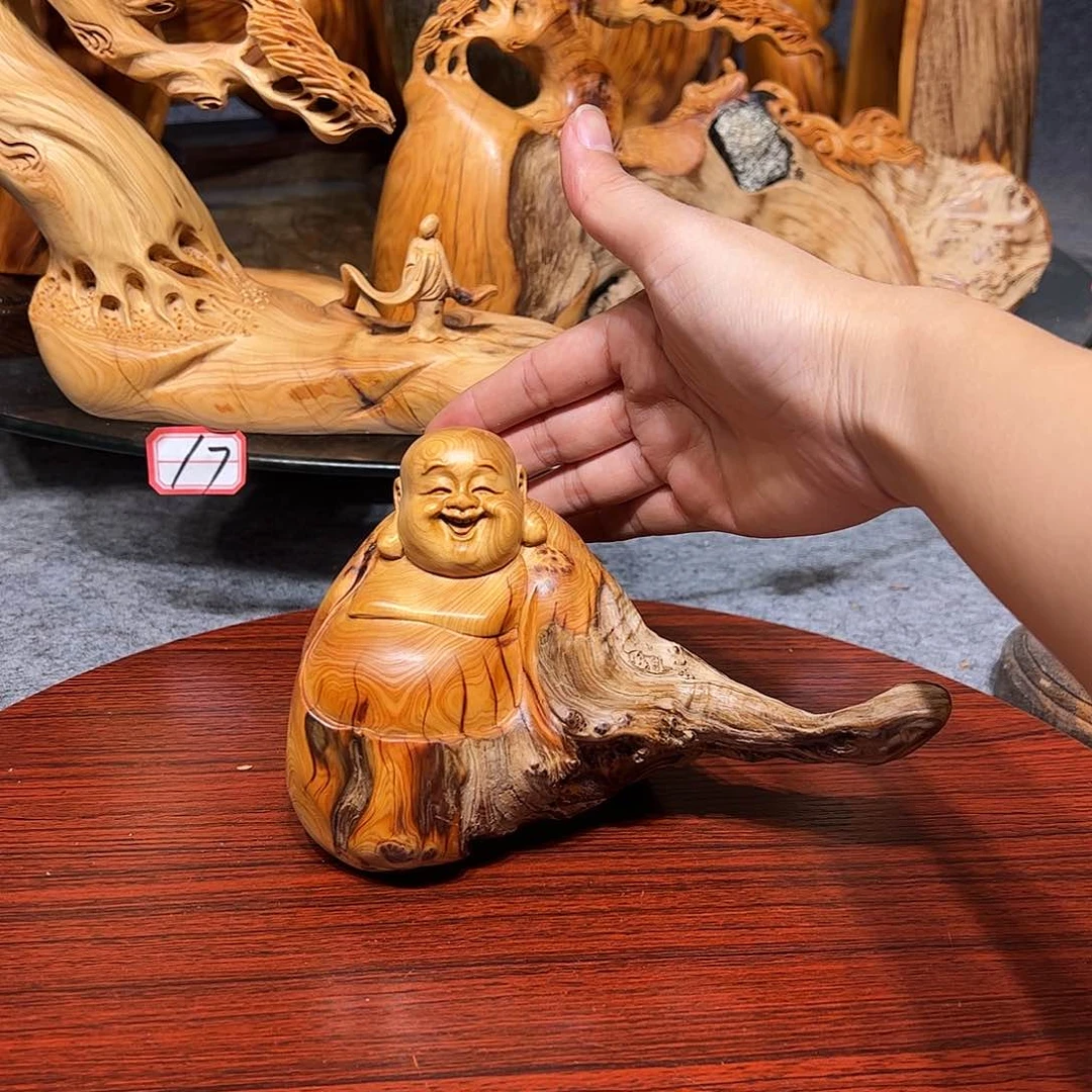 柏木崖柏木手把件摆件