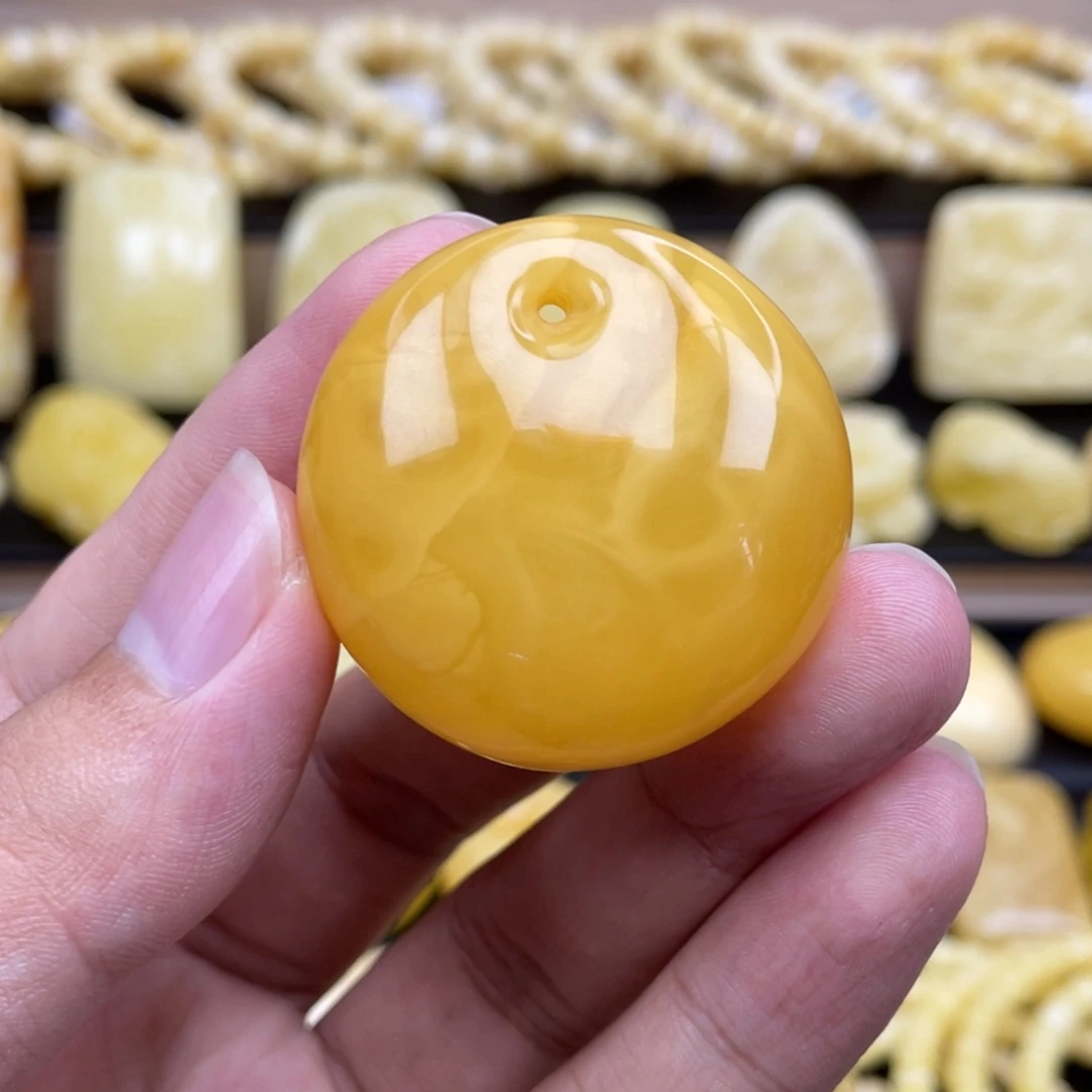 琥珀未镶嵌裸石琥珀蜜蜡