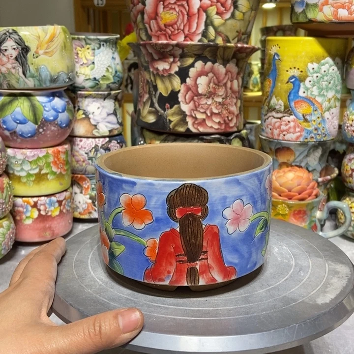 景德镇艺术手绘作品