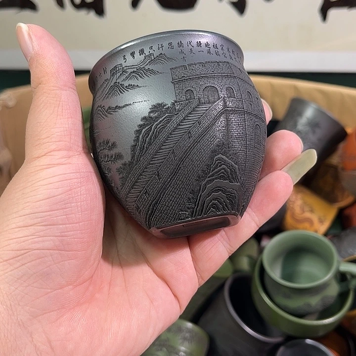 茶杯紫砂全手工紫砂主人杯