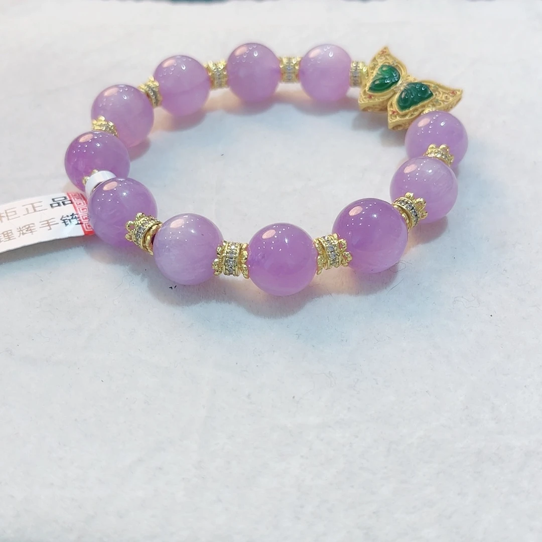 锂辉石手串未镶嵌手串