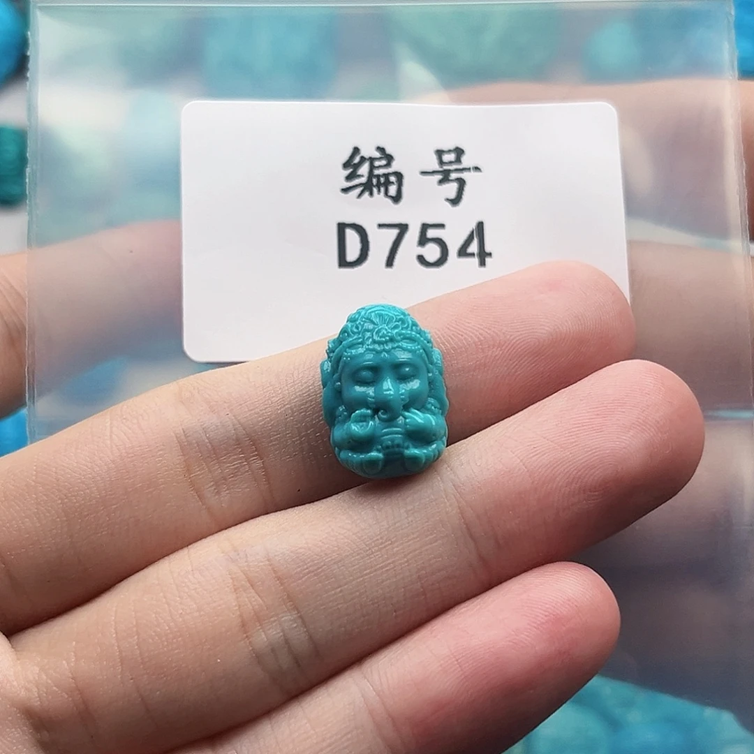 未镶嵌绿松石天然原矿雕刻绿松石