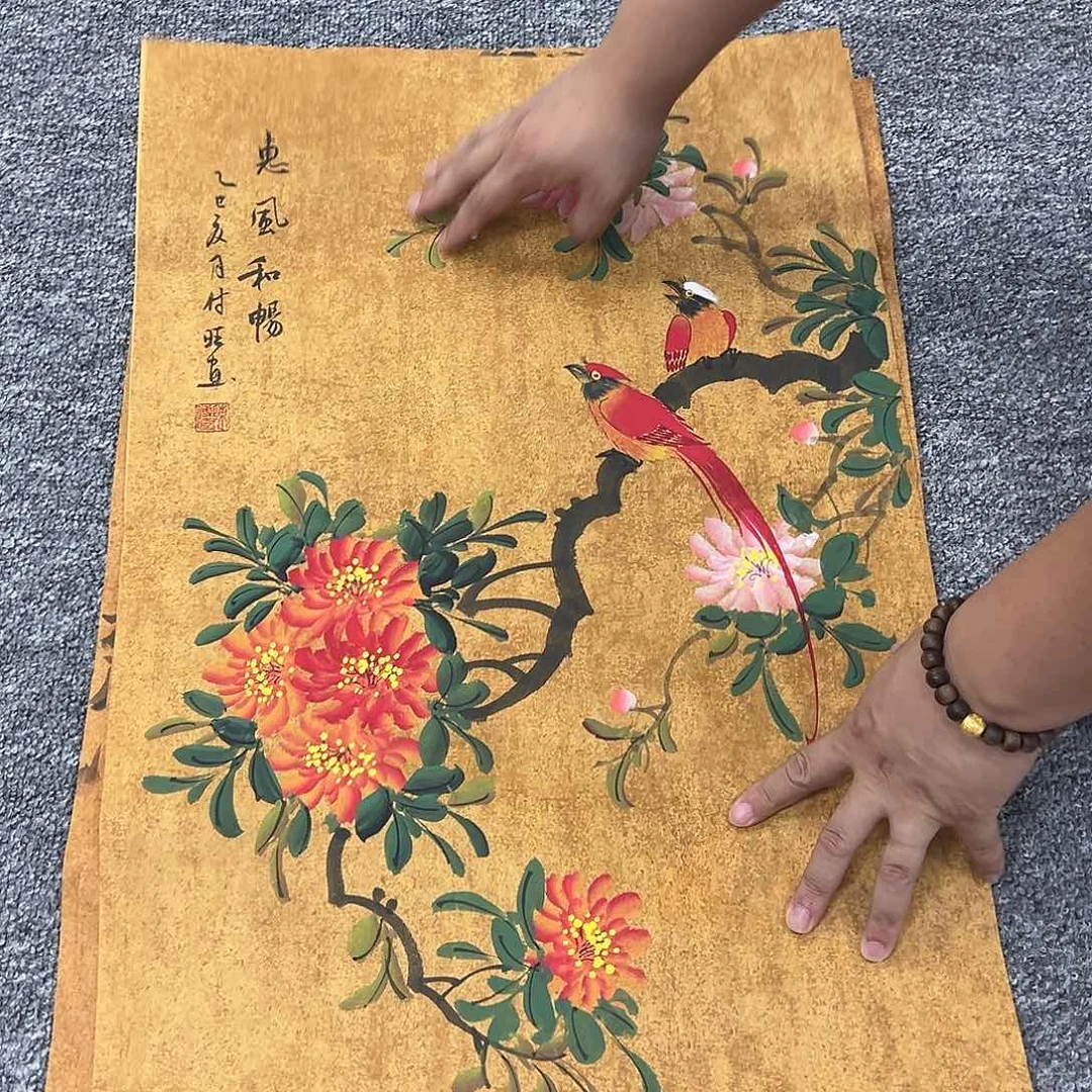 国画国画纯手绘作品