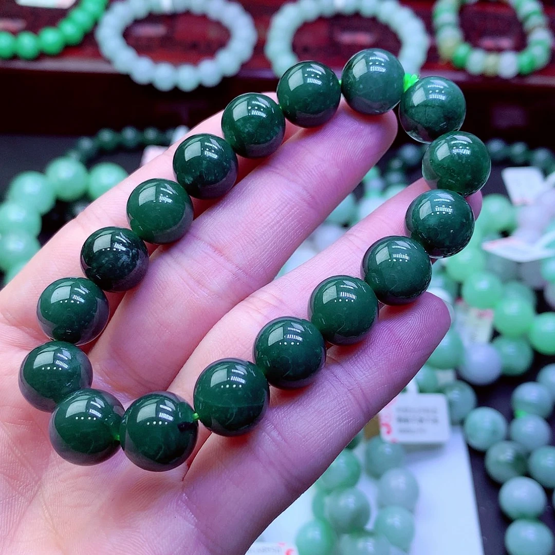 翡翠未镶嵌毛衣链