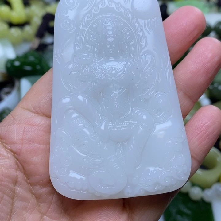 和田玉未镶嵌挂件