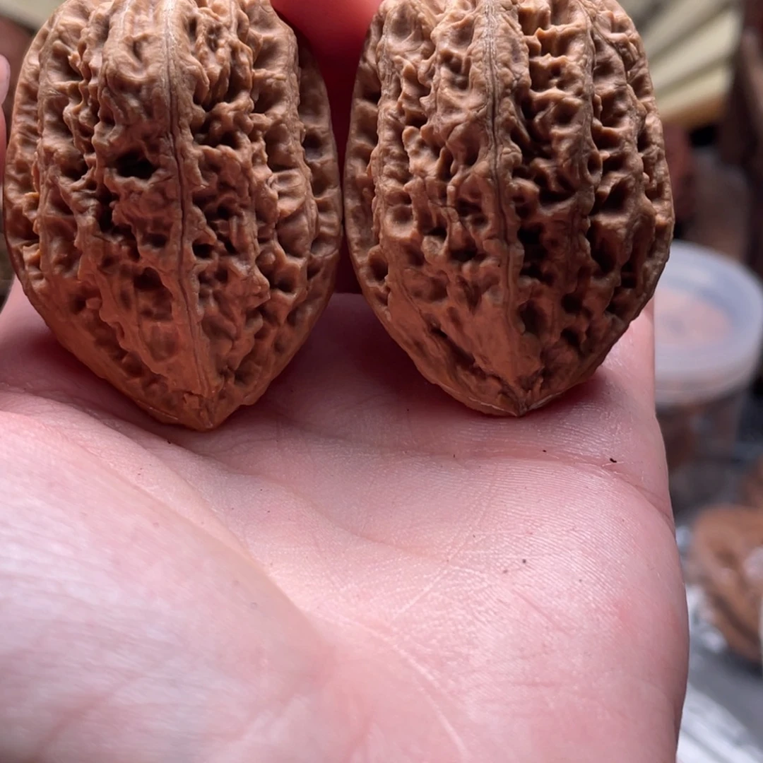 文玩核桃把件楸刀鱼33