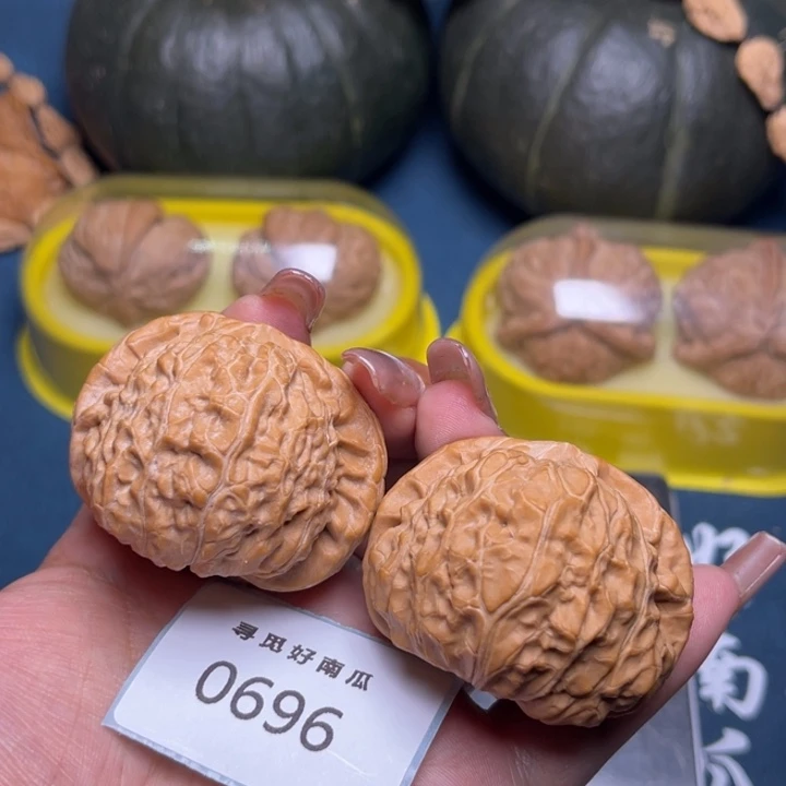 把件文玩核桃南瓜墩47-0696