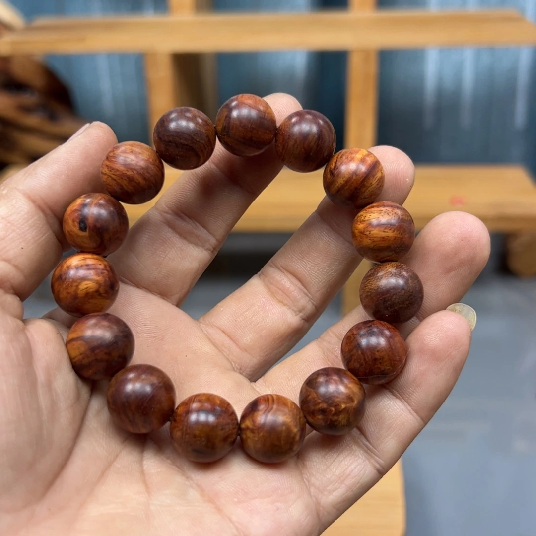 阿***穆木海南黄花梨手串新料1.5