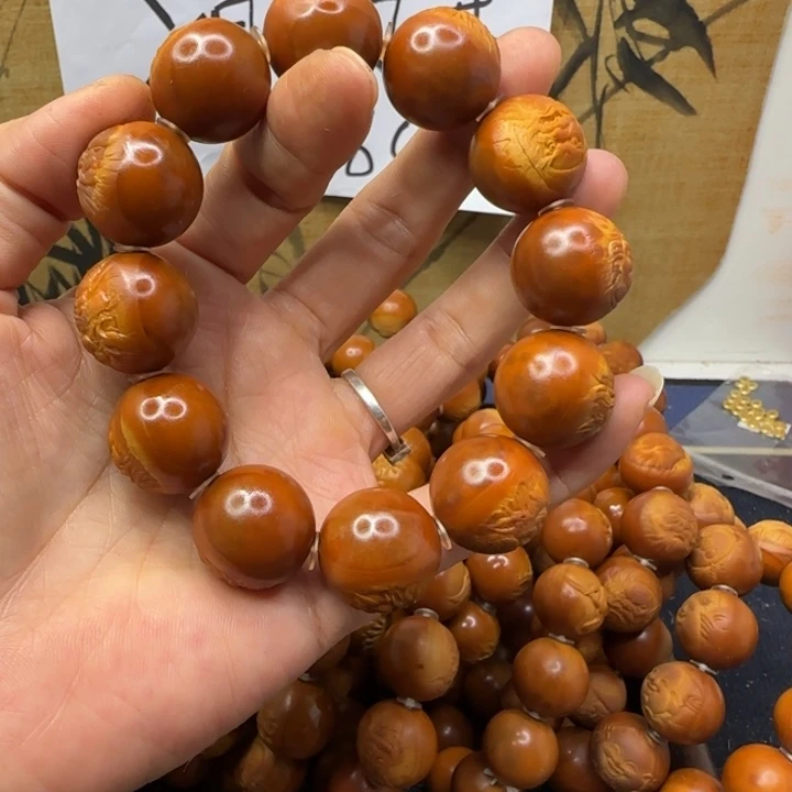 牵***街把件橄榄核橄榄核手串